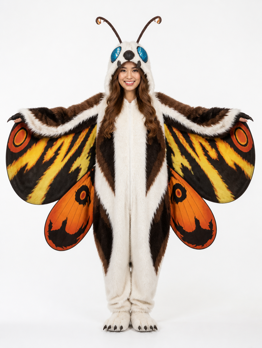Mothra Kaiju Onesie - Front