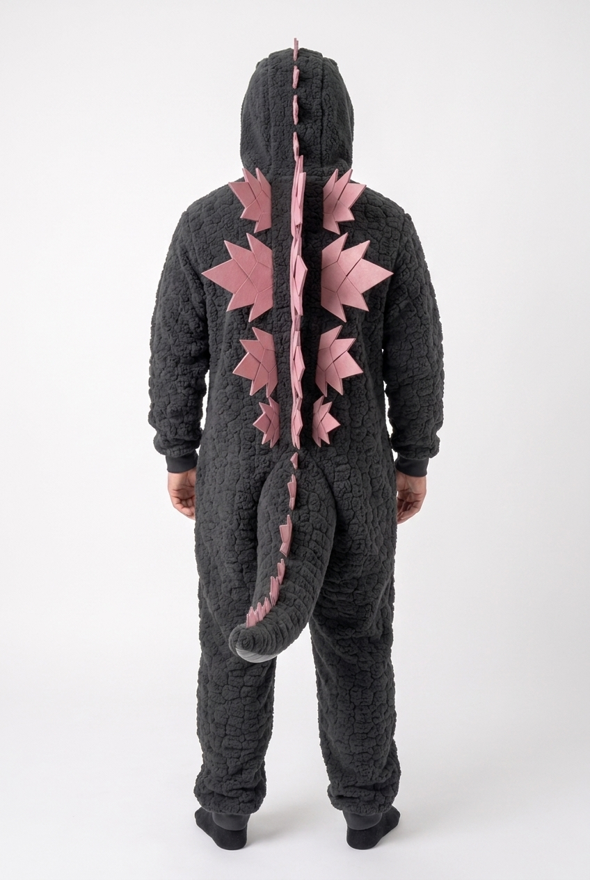 Godzilla Kaiju Onesie - Back View