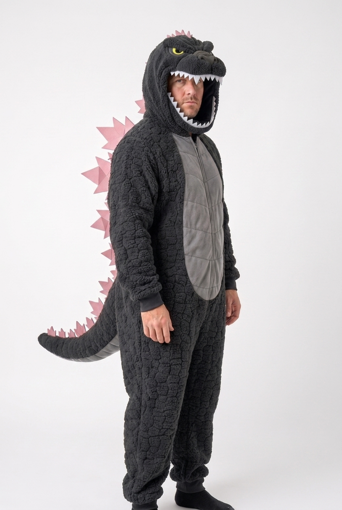 Godzilla Kaiju Onesie - 3/4 Angle