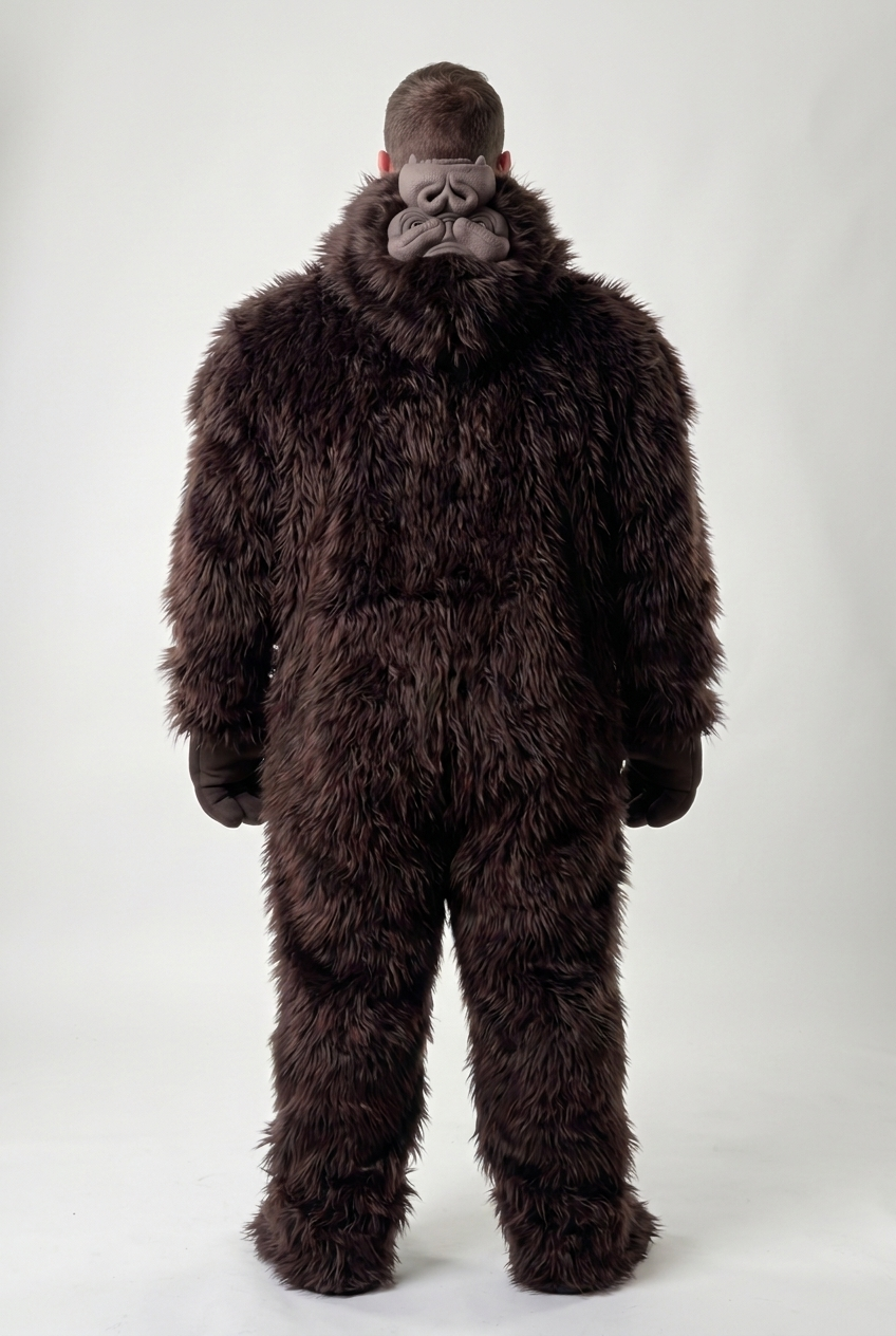 King Kong Kaiju Onesie - Back View